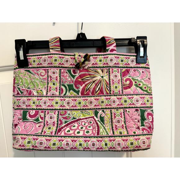 Vera Bradley (Retired) Pinwheel Pink Small Tote - Picture 1 of 16